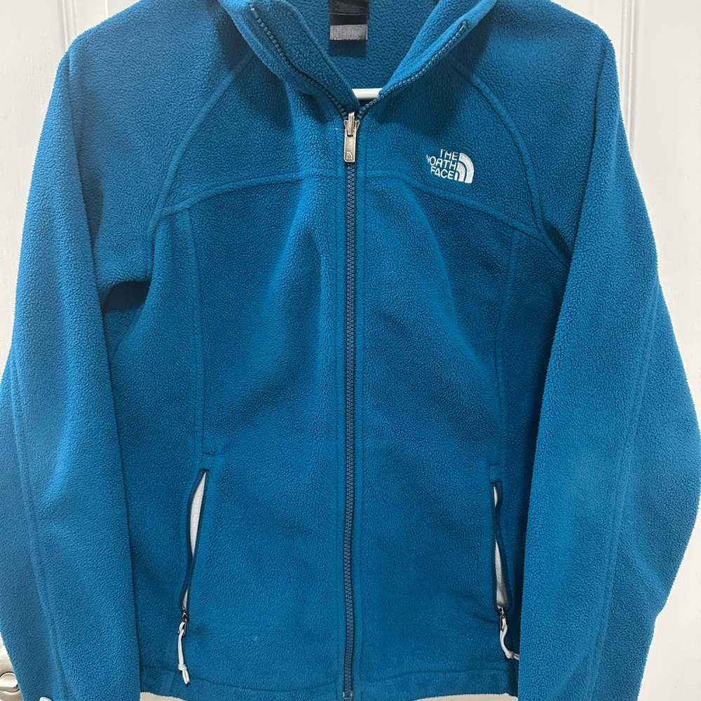 The North Face Kids Teal Fleece Hoodie